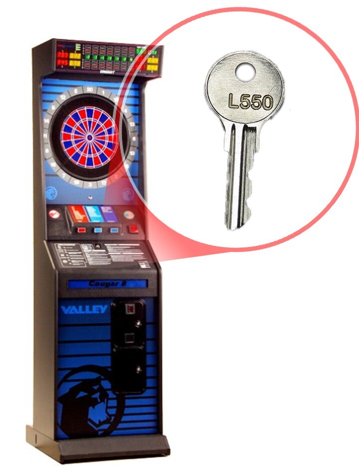 Valley Cougar 8 & HB dart amusement game key to code L550 fast