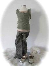 Scotch R'Belle 💚SALE % Kombi Top 2 lagig oliv rosé➕H&M Hose Herzchen 98 104 NEU