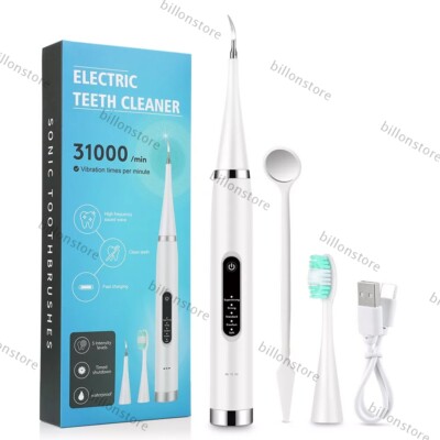 Ultraschall Zahnreinigung Set Elektrisch Zahnbürste Zahnsteinentferner Geschenk
