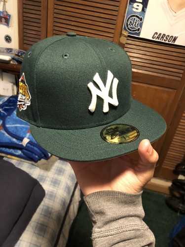 Forest Green New York Yankees Pink UV 7 