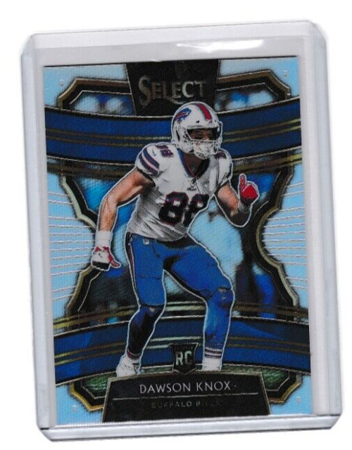 2019 Panini Select Concourse Silver Prizm Dawson Knox RC 32
