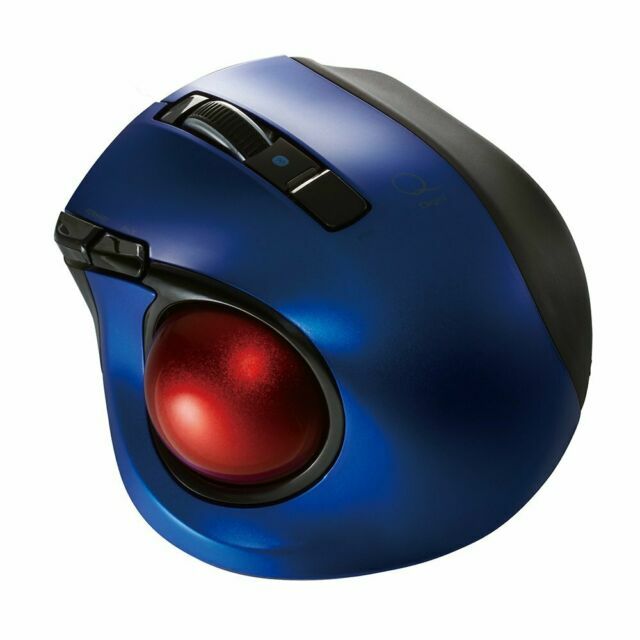 Nakabayashi Digio 2 Q Small Trackball Bluetooth Mouse Quiet 5 Button