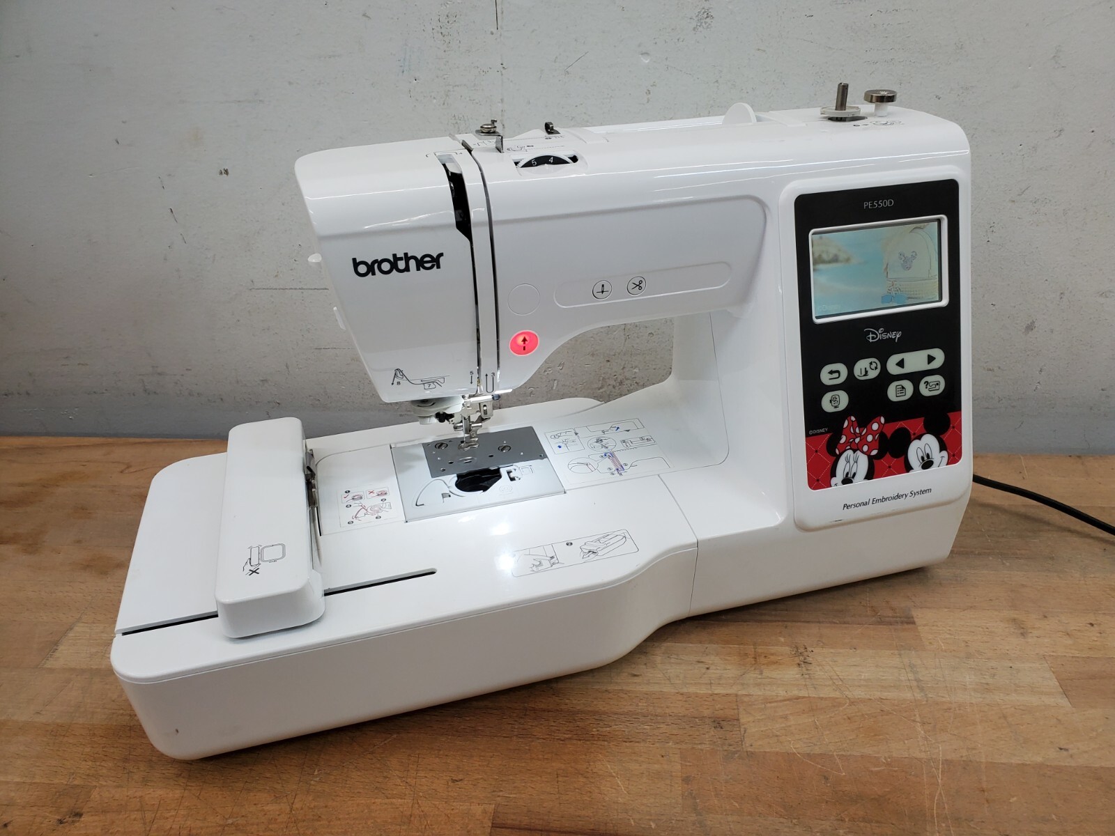 Brother PE550D Embroidery Machine with Disney Designs eBay