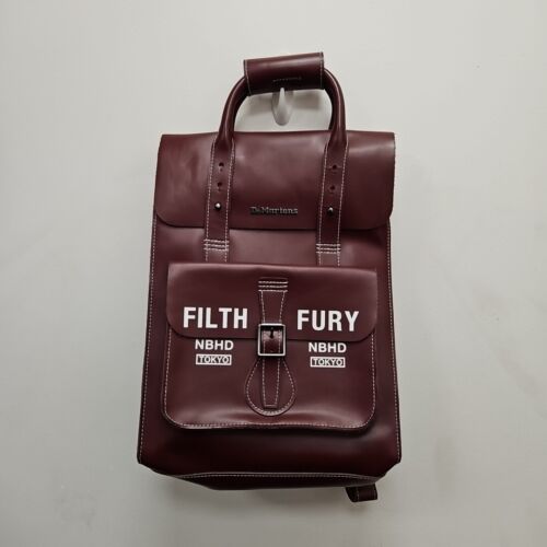 Dr Martens x Neighborhood Tokyo Filth Fury Red Cherry Rare Large Backpack Bag - Picture 1 of 8