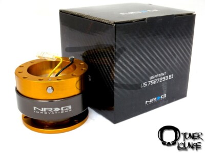 NRG STEERING WHEEL QUICK RELEASE GEN 2.0 ROSE GOLD BODY TITANIUM RING SRK-200RG