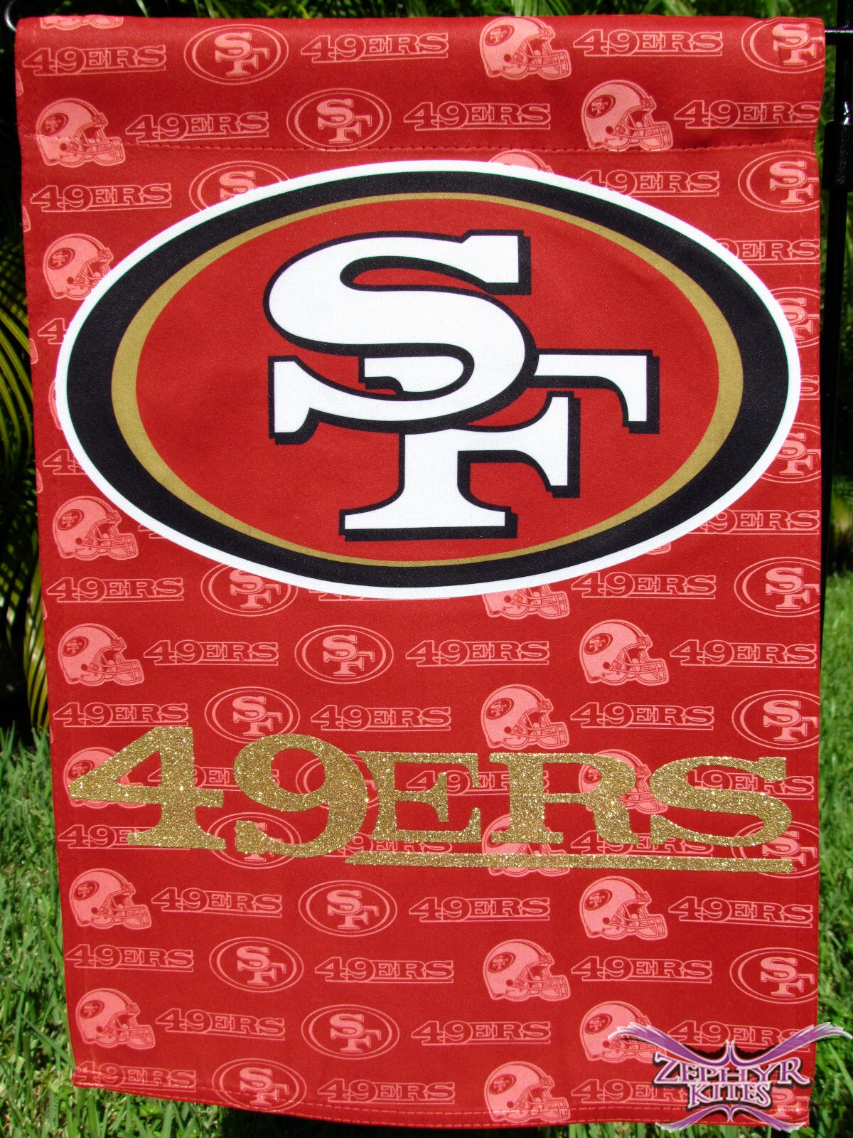 San Francisco 49ers garden flag double sided 12"x18" flag