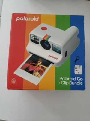 Polaroid Go Clip Bundle - Mini Instant Camera - WHITE Generation 2 NEW IN HAND
