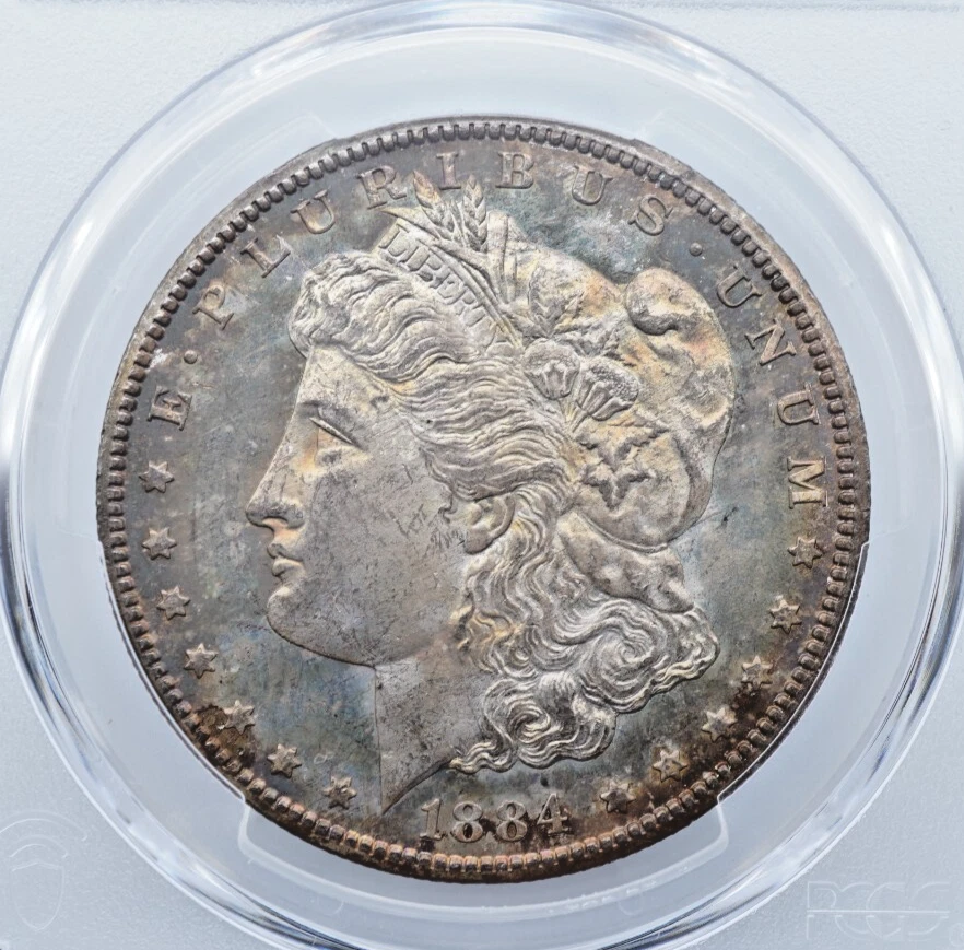 1884-CC Morgan $1 Dollar PCGS & CAC MS64 Proof Like .199 - S062 - Image 3 of 4