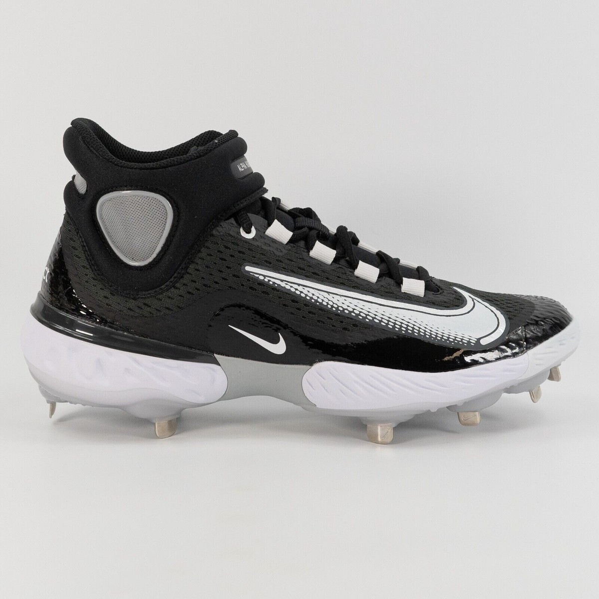 Nike Alpha Huarache Elite 4 Mid 'Black Dark Smoke Grey' DJ6520-011