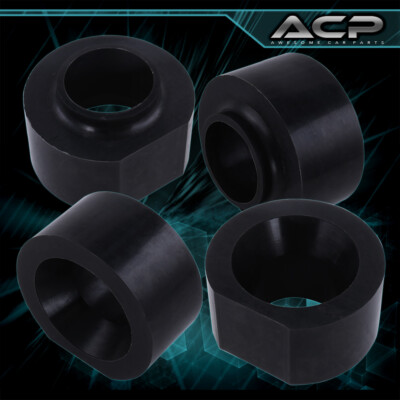 Front Rear 2'' Leveling Lift Kit Coil Spring Set Black For 97-06 Jeep Wrangler TJ