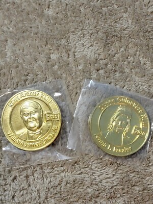 2020 Mardi Gras Krewe Of King Arthur Gold King/Queen Doubloon
