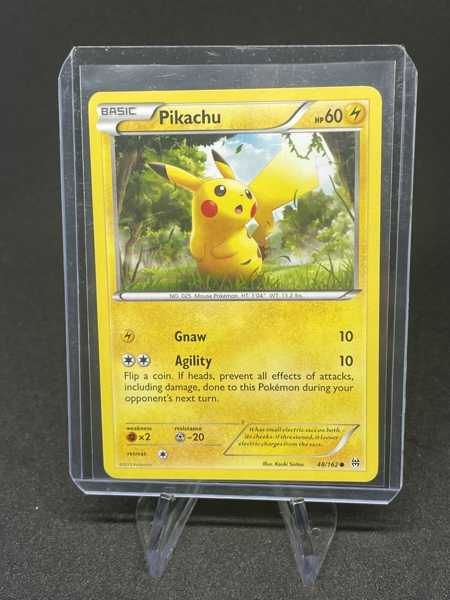 Pikachu 48/162 Pokemon 2015 XY Breakthrough Pokemon Card NM-M | eBay