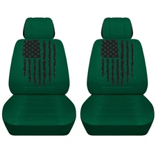 Green Car Seat Covers Fits Honda Accord 2015  Seat Covers with an American Flag