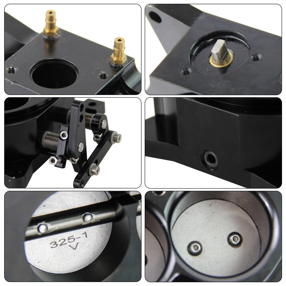 1000 CFM 4 Barrel 4150 Carburetor Throttle Body & 2" Spacer for GM LS1