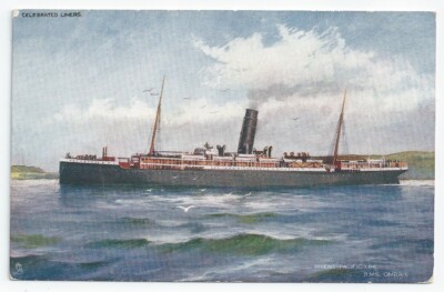 Orient Pacific Line PSNC Pacific Steam Navigation Co OMRAH unbenutzt PC