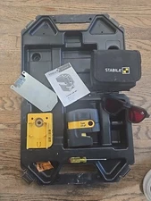 STABILA LASER LEVEL LA-4P 4-point laser Red case and accessories