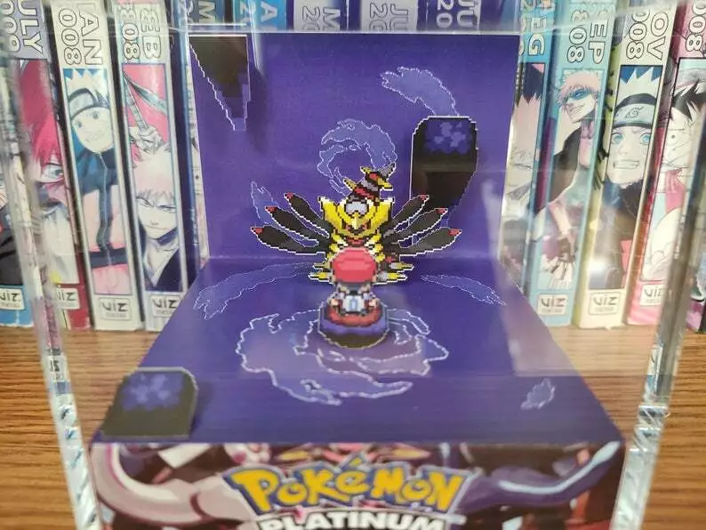 Original Pokemon Figures Giratina Model Kit Anime Pokemon Sword and Shield Action Figures Model Hobbies Toys Collectibles Gift