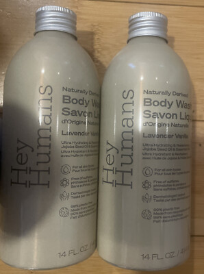 Hey Humans Body Wash Lavender Vanilla - 14 Fl Oz Quantity 2