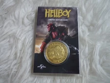 Limited edition coin collectable gold hellboy 1000 worldwide numbered zbox exclu