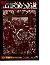 Avatar Comics Max Brooks The Extinction Parade #2 Bloodwashed Cover NM