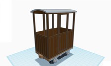 Industrial Coach Kit Full Doors 16mm SM32 Narrowgauge Garden Railway