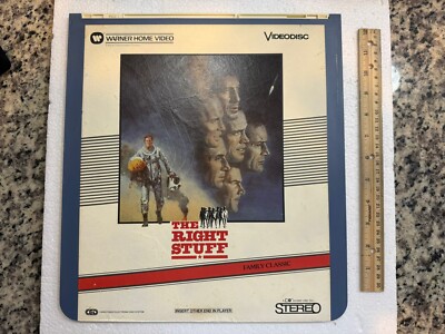 The Right Stuff CED SelectaVision VideoDisc Warner Home Video Vintage
