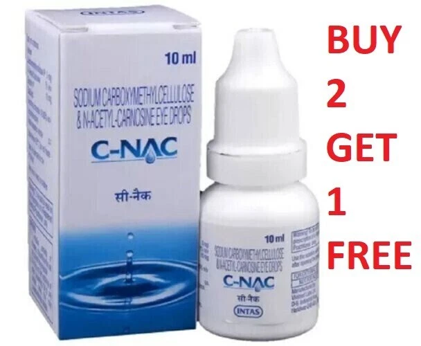 HERBAL C-NAC Eye Drops Cure Cataract Carnosine NAC Glaucoma Bright Clarity BUY 2 GET 1.