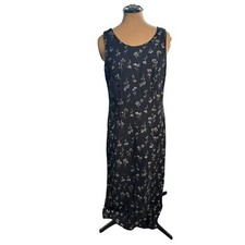 California Concepts Vintage Dress Sz. 14 -Maxi, Goth, Grunge, Whimsigoth, 90s