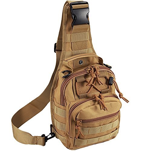 Novemkada Tactical Schultertasche – 1000D Nylon Mit MOLLE-System Für Outdoor