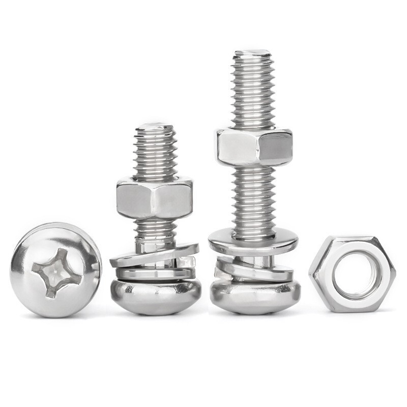 10/20/50pcs Cross Phillips Round Pan Head Screw Bolt GB818 M1.6 M2 M2.5