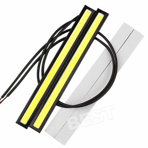 10X 12V Waterproof White DRL LED Strip Lights Bars Camping Caravan Boat Car COB - Picture 8 of 12