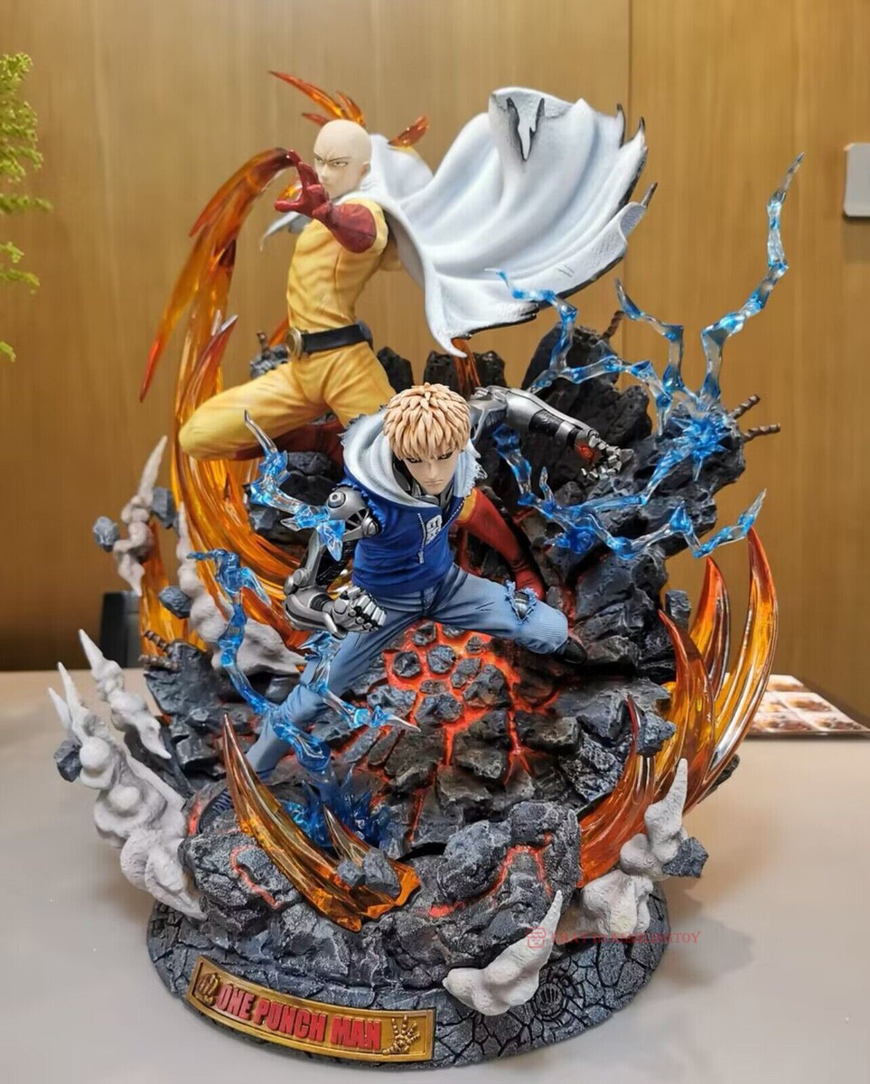 TriEagles Studio One Punch Man Saitama Genos Statue New Model In