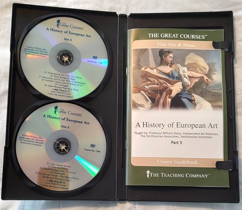 The Great Courses A History Of European Art Pt 3 DVD &Booklet Pro. William Kloss - Picture 2 of 3