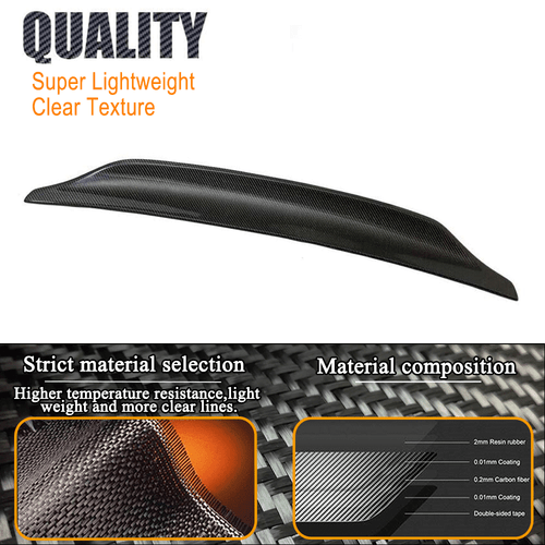 For Ferrari F12 Berlinetta Coupe 2013-2016 Real Carbon Rear Trunk Spoiler Wing - Picture 8 of 9