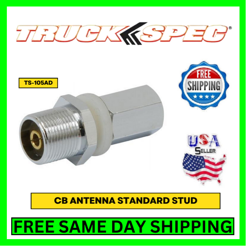TruckSpec CB Antennenbolzen, TS-105AD 3/8" x 24 Standardgewinde, SO-239 Stecker