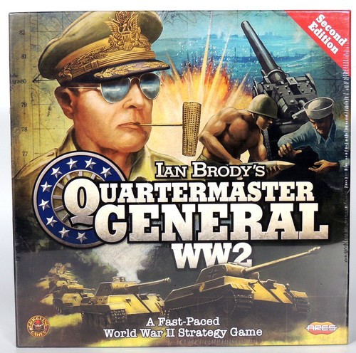 Ian Brody's Quartermaster General WW2 Strategy Game Ares 2nd Edition (SEALED)