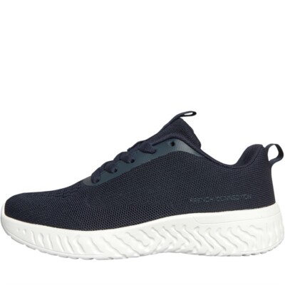 French Connection Womens V5 Lace Trainers Navy/​White UK EU 38