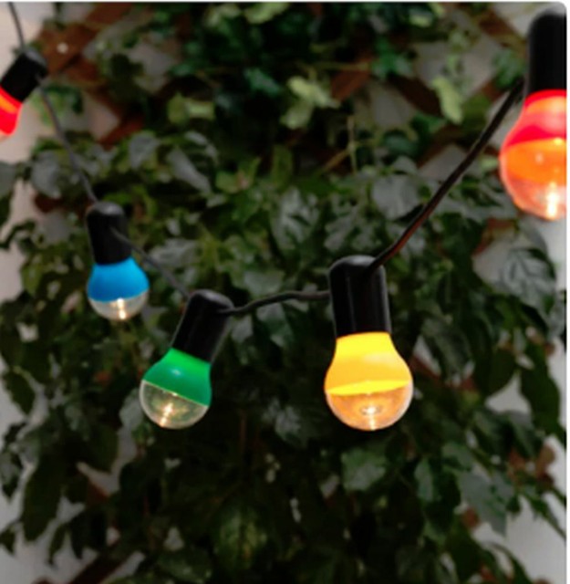 IKEA SOLVINDEN Lichterkette 12 LED für draußen Glühbirne 30422112