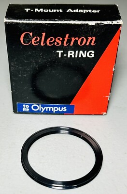 Vintage Celestron T-Ring T-Mount Adapter fits Olympus made in Japan