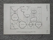 Bay Window on the King's House, The Close, Salisbury - Antique Print - 1928