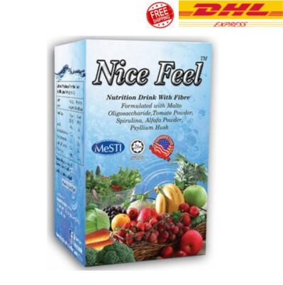 1 x NICE FEEL Nutrition Drink with Fibre Vegetable Flavor Detoxing FREE EXP SHIP