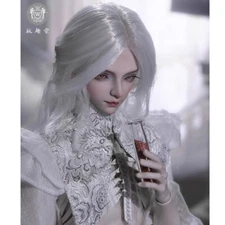 Full Set Fantasy Boy Male 1/4 BJD Doll Eyes Clothes White Wig Collect Toys Gift