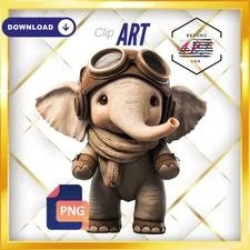  The Futuristic Space Explorer - Digital Download Clip Art #35