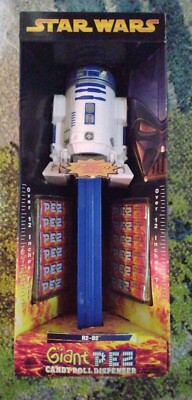 ☆STAR WARS☆R2-D2 Giant PEZ☆ STAR WARS R2-D2 GIANT PEZ CANDY ROLL DISPENSER PLAYS MUSIC