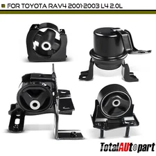 4 Engine Motor & Transmission Mount for Toyota RAV4 2001-2003 L4 2.0L Automatic