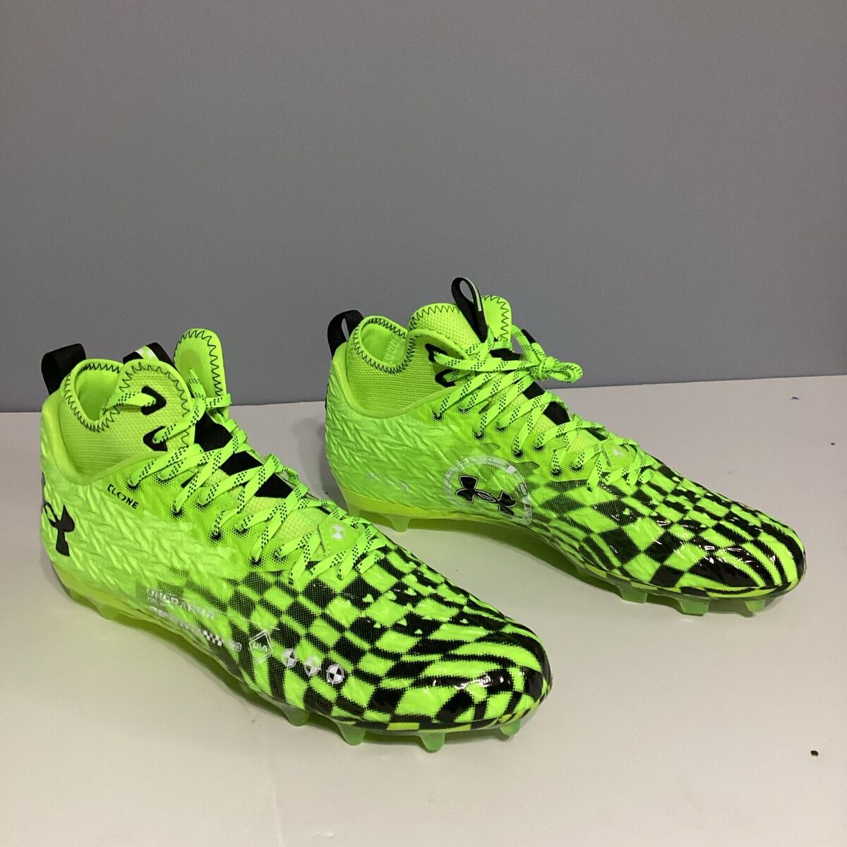 Under Armour Men's Football Cleats Spotlight Clone Green Under Armour Men's Football Cleats Spotlight Clone Green