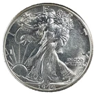 1944-D Walking Liberty Silver Half Dollar Uncirculated U.S 50c Coin # 40