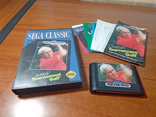 New ListingCIB Arnold Palmer Tournament Golf (Sega Genesis, 1989) Complete *TESTED*
