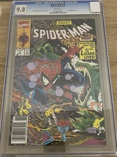 Spider-Man #4 CGC  9.8 Marvel Comics 1990 newsstand (Lizard App.)