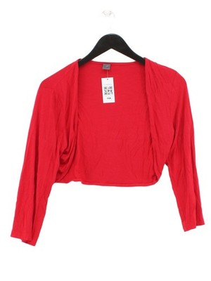 S.Oliver Women's Cardigan S Red 100% Other Round Neck Cardigan